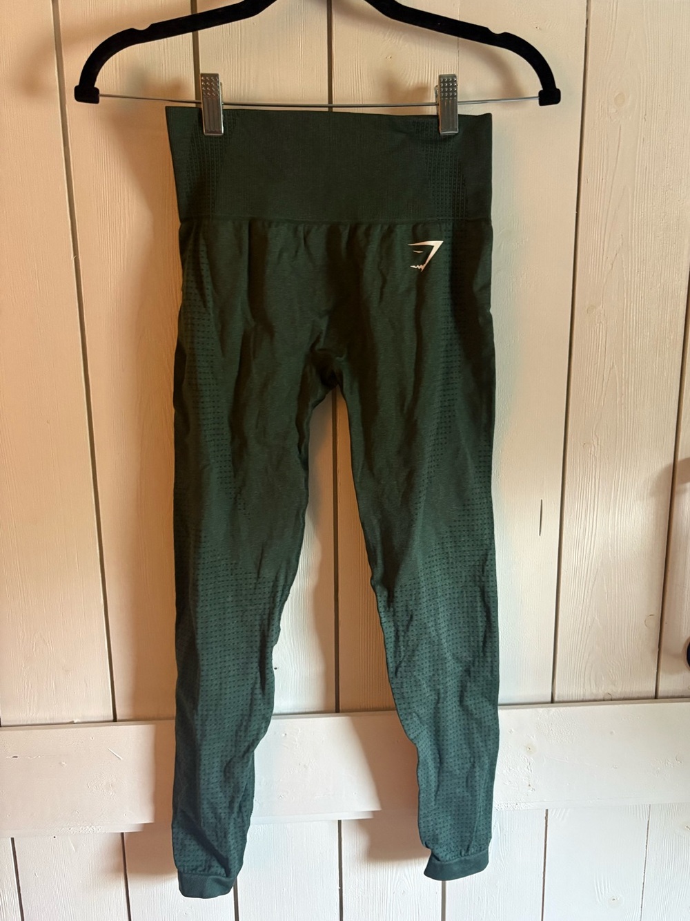 Gymshark Dark Green High-Rise Seamless Leggings